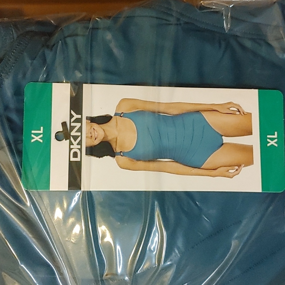 NWT DKNY one‎ piece swimsuit blue - Picture 10 of 10